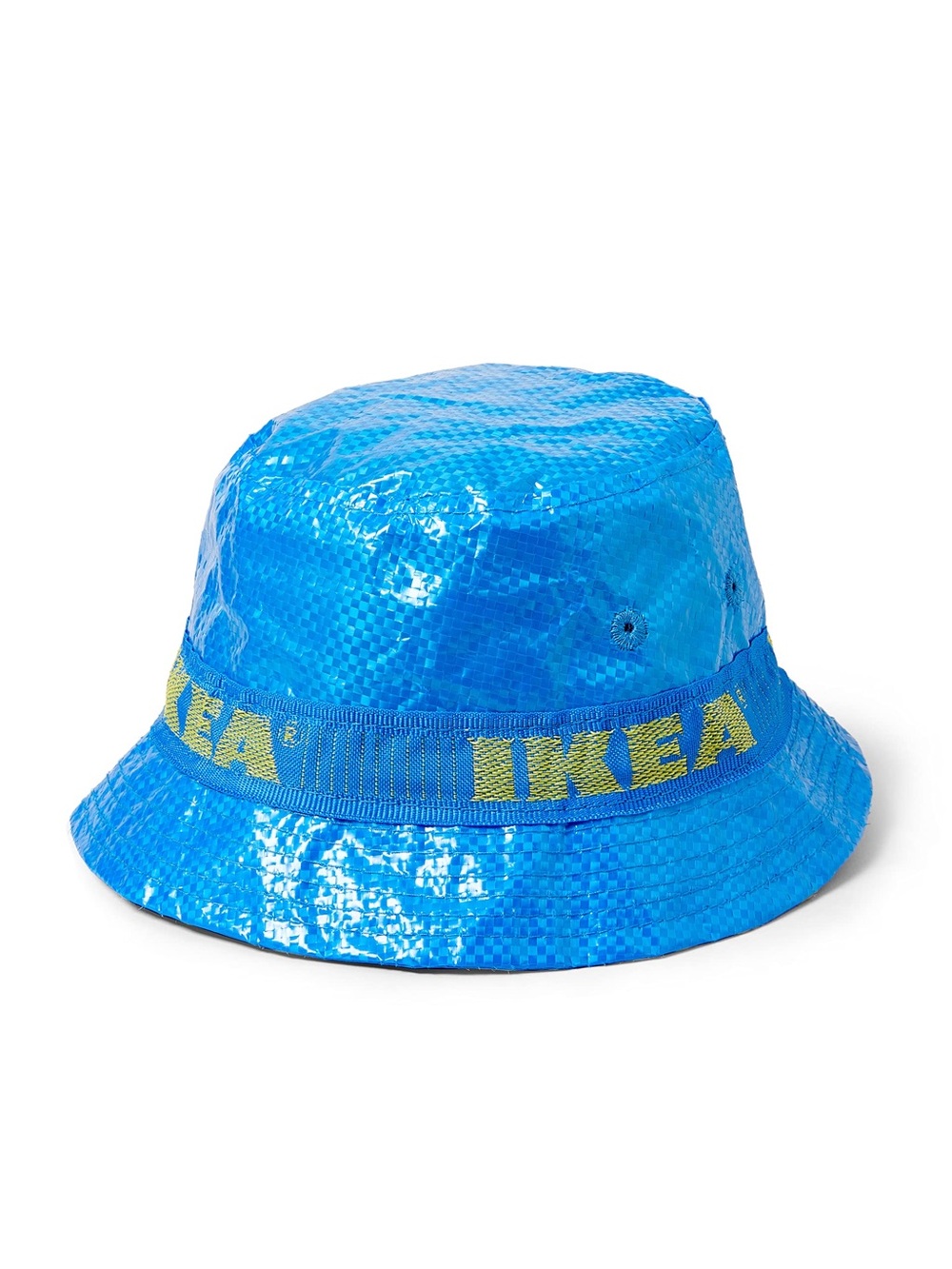 IKEA Knorva Frakta Blue Yellow Waterproof Bucket Hat Y2K Streetwear Techwear